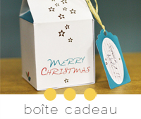 diy boite cadeau noël à télécharger