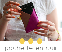 diy pochette smartphone en cuir