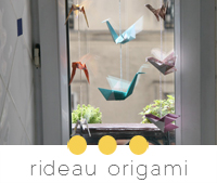 diy rideau origami