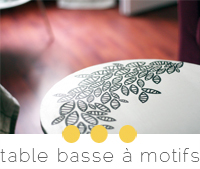 diy déco table basse à motifs